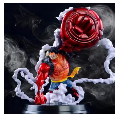 Action Figure One Piece Luffy 4 Fourth Gear Monkey Pvc Caixa Boneco Figura Estatua Super Soco