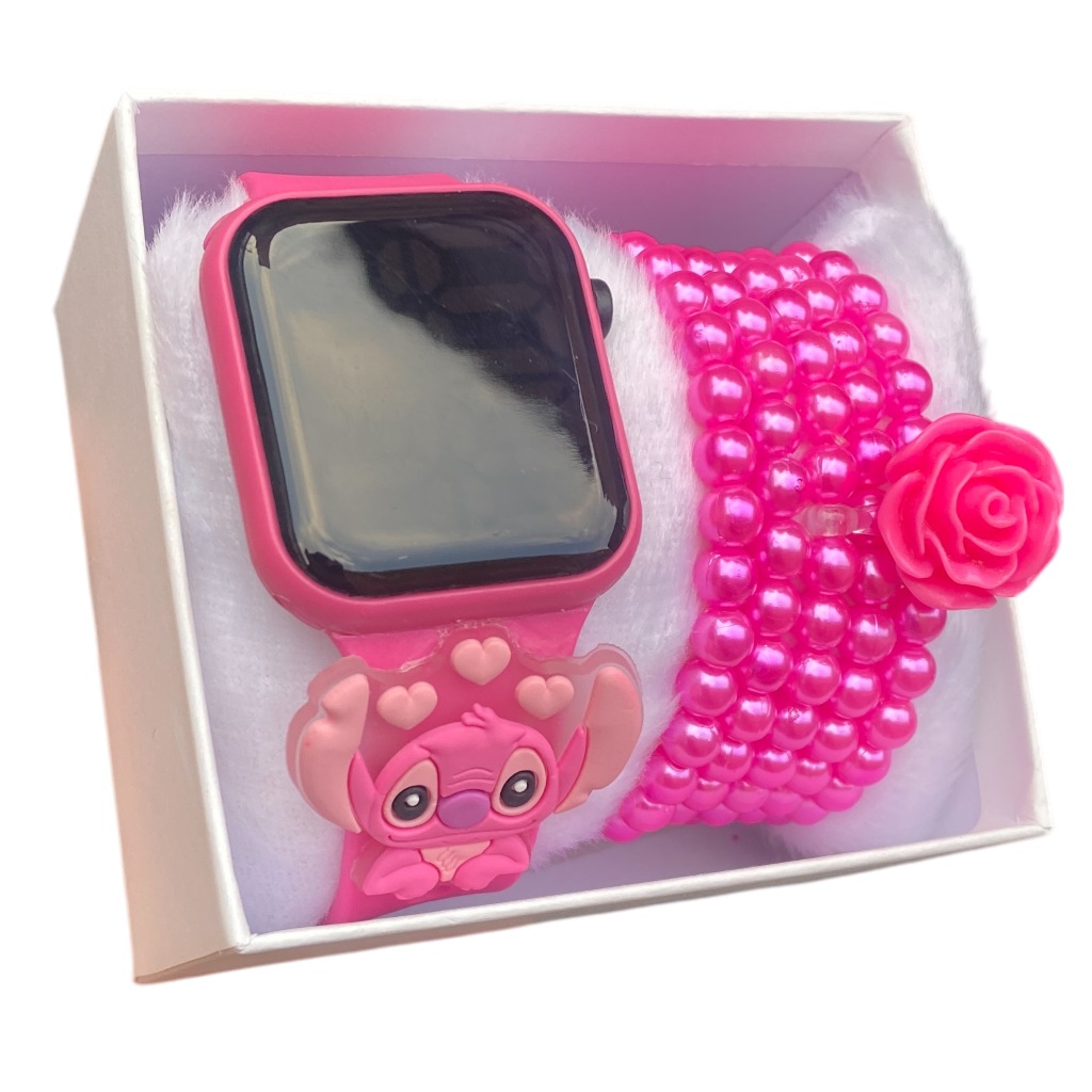 relógio digital LED aprova D`agua /relógio infantil /menino/menina/relógios Digital infantil com adornos em Oferta na Shopee