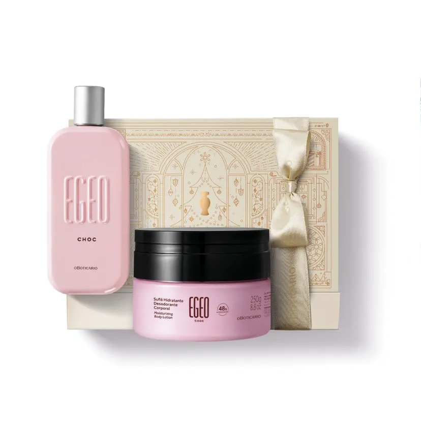 Boticario Egeo Choc Kit Colonia 90ml + Sufle Hidratante 250g