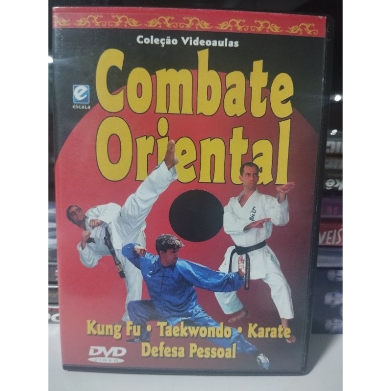 Dvd combate oriental - kung fu taekwondo karatê defesa pessoal