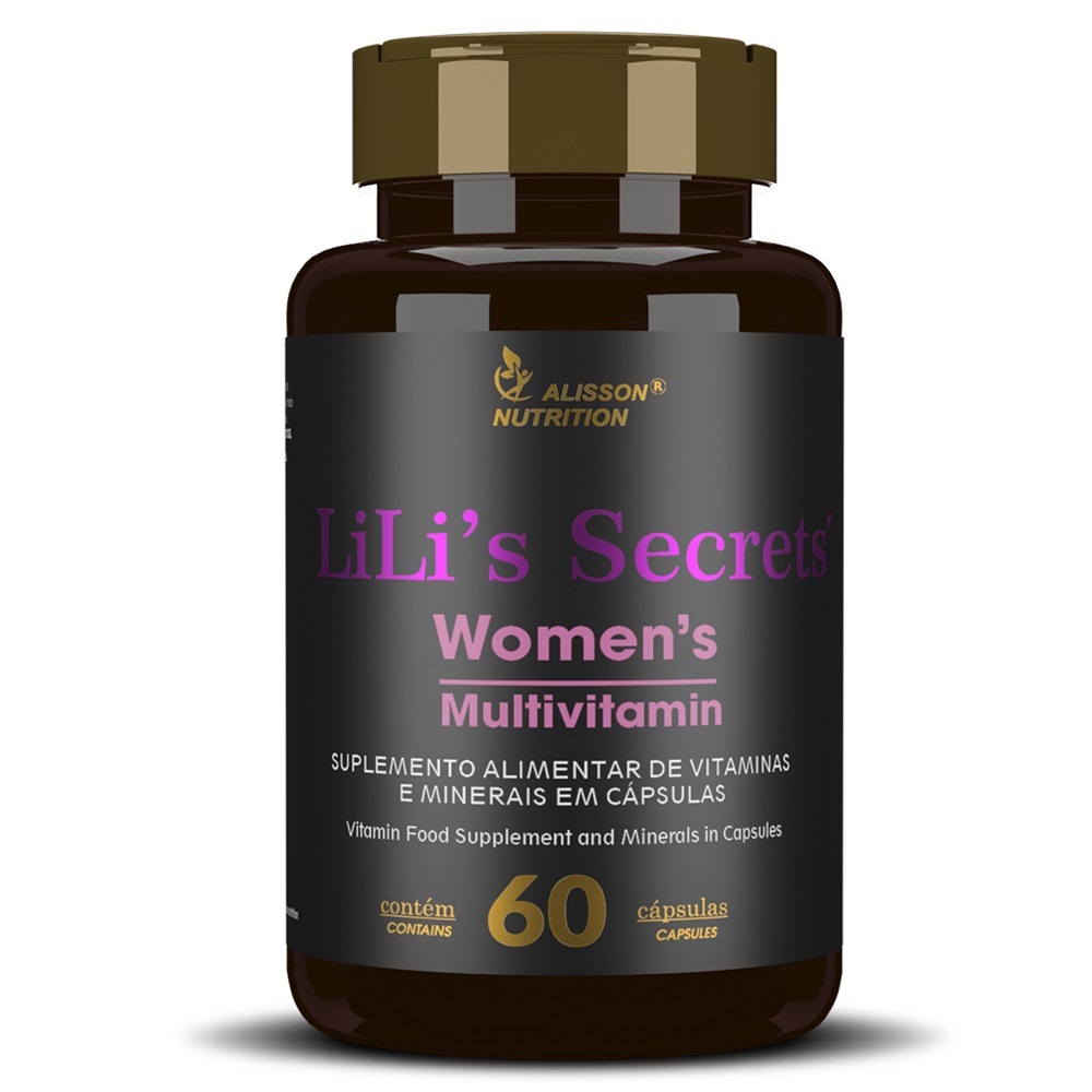 Multivitamínico para Mulheres Lilis Secrets Womens Multivitamin 60 cápsulas - Alisson Nutrition
