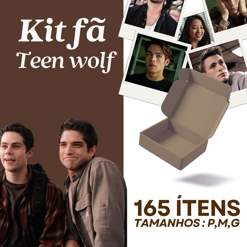 Kit fã teen wolf stickers, adesivos, Polaroids, fotos, photo book e entre outros.
