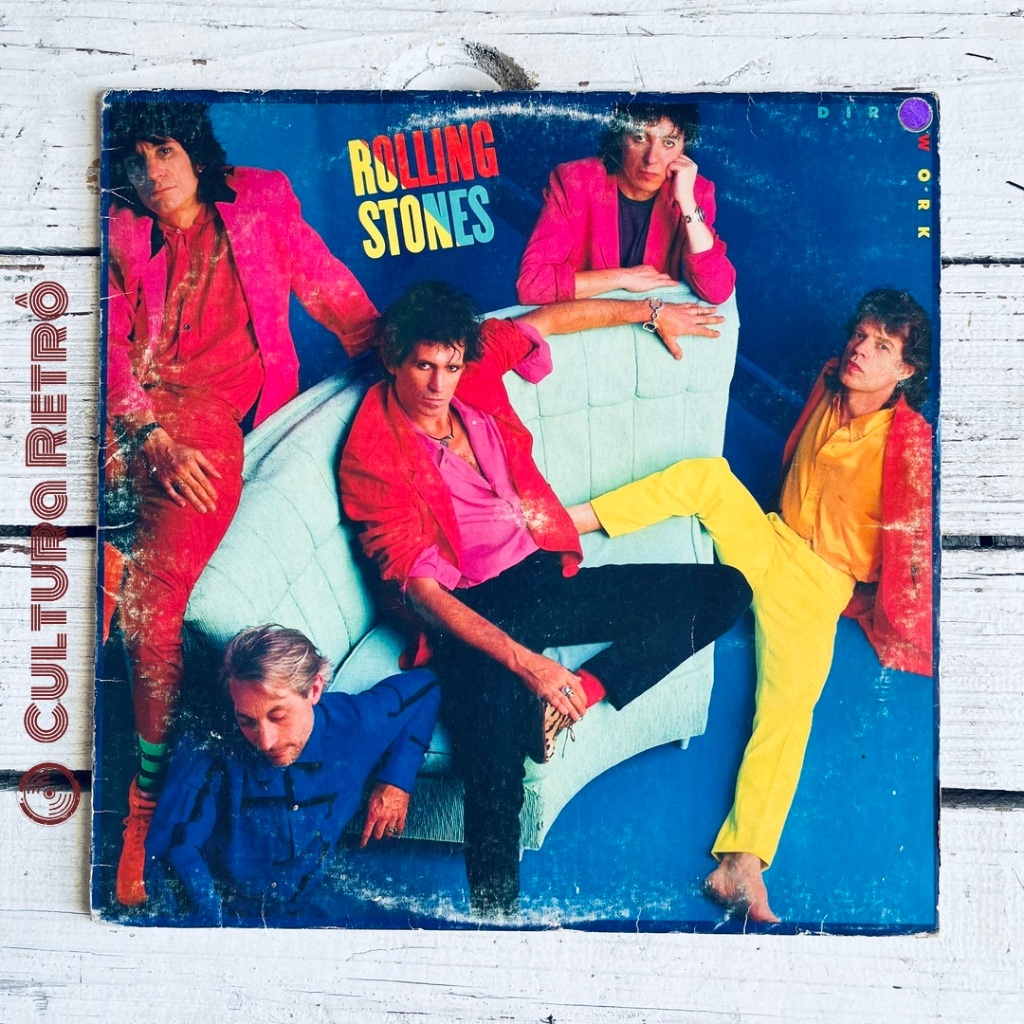 LP VINIL DIRTY WORK ROLLING STONES 1986( EXCELENTE/ ENCARTE)