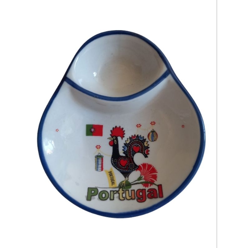 porta azeitonas/azeitoneiro português galo de barcelos (y)