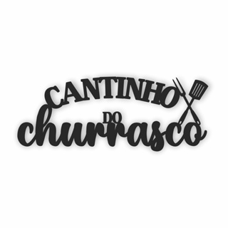 Cantinho Do Churrasco Palavras Decorativas em MDF 3mm para Parede Linha Premium PROMOÇÃO em Oferta na Shopee