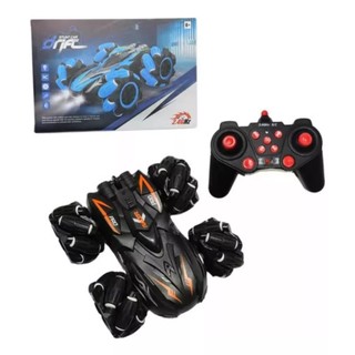 Carrinho Controle Remoto Drift Gira 360° Luzes Led Cor Preto Personagem Preto