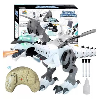 Dragão Robô Dino Brinquedo Controle Remoto Anda Solta Fumaça em Oferta na Shopee