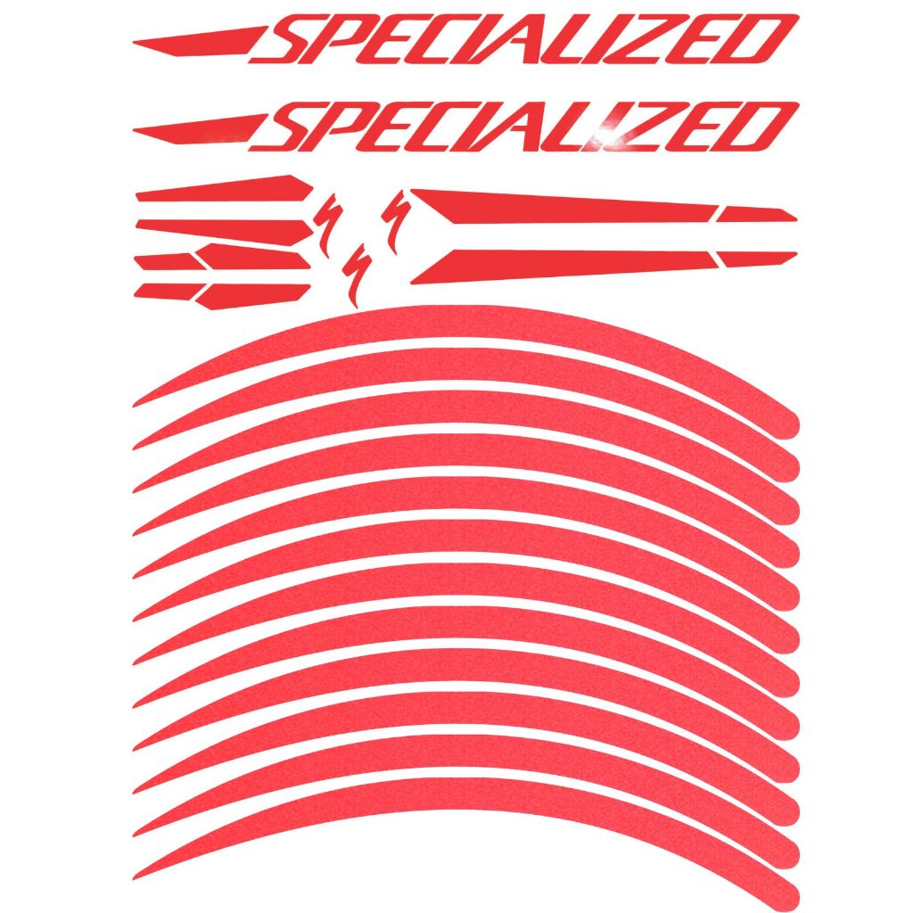 Kit Refletivo Specialized Quadro e Roda completo Premium