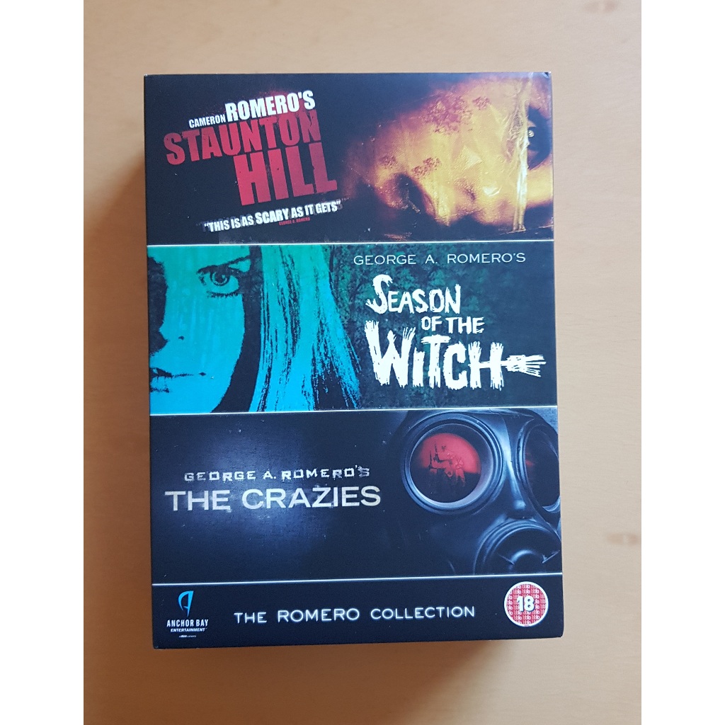 3 Filmes DVD - The Romero Collection (Staunton Hill, Season of the Witch, The Crazies) - George Romero (Anchor Bay)
