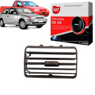 Grade Difusor Saída De Ar Gol Parati Saveiro G3 99/...03 Cinza Flanel em Oferta na Shopee