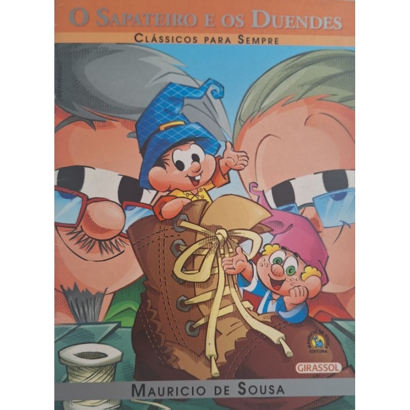 (Veja o vídeo) - Livros USADOS: O Sapateiro e os Duendes - Maurício de Sousa [Clássicos para Sempre]