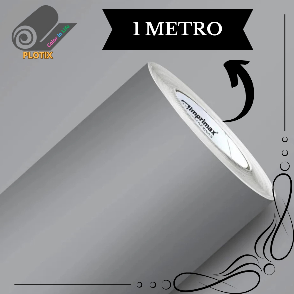 Adesivo Vinil CINZA CLARO FOSCO 1 METRO geladeira, Móveis, adesivo para geladeira, papel de parede