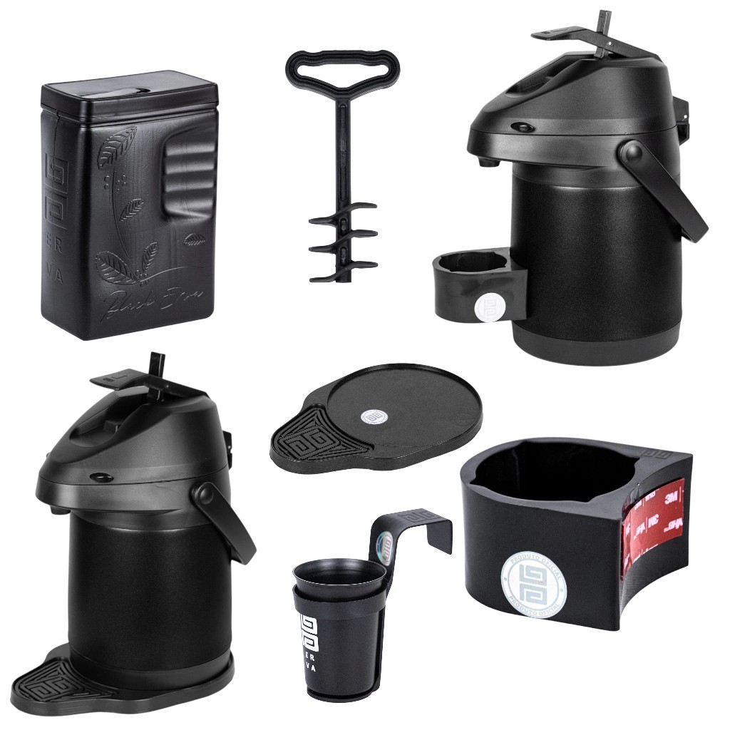 Acessórios BLACK ERVA Porta Copo Base Pingadeira Suporte Copo Carro e Extrator de Erva e Porta Erva em Oferta na Shopee