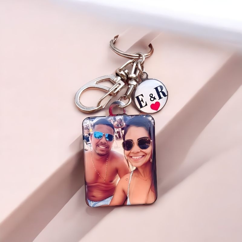 Chaveiro Foto Frente e Verso Reforçado em Oferta na Shopee