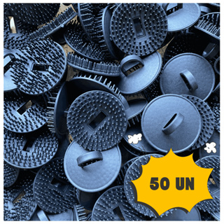50 Pentes Pata Pata Redondo - Preto em Oferta na Shopee