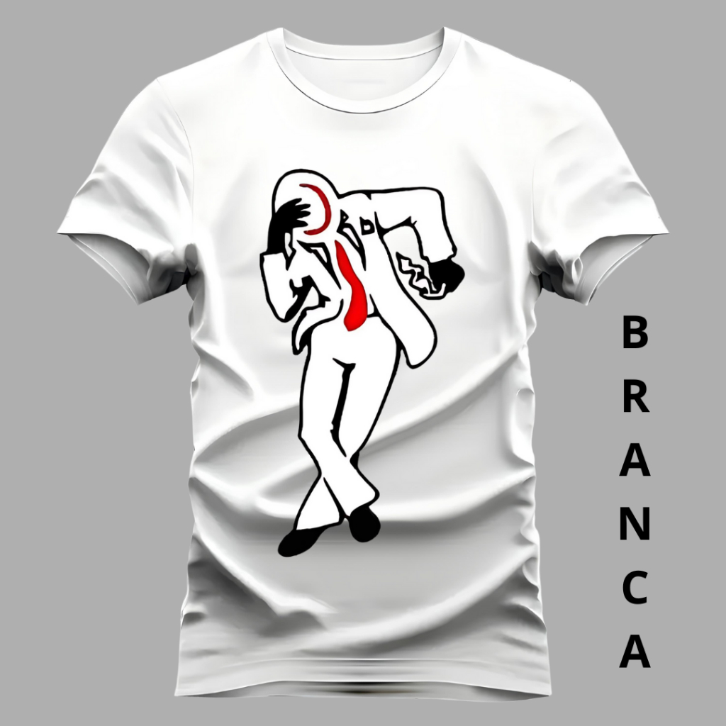 Camisa Unissex Estampada Ze Pilintra Camiseta 100% Algodao Penteado Top Streetwear Conforto Premium