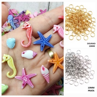 100 Pingentes para cabelo+Argolas metade de cada Tranças Decoradas em Oferta na Shopee