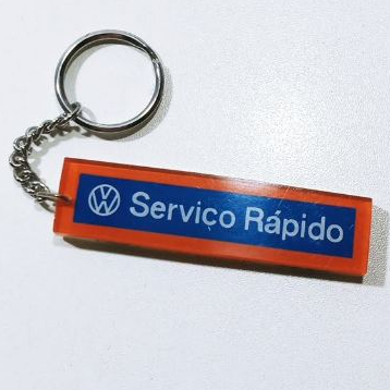 Chaveiro antigo Carburgo Volks Vw Novo Hamburgo anos 70 Kombi Passat Fusca