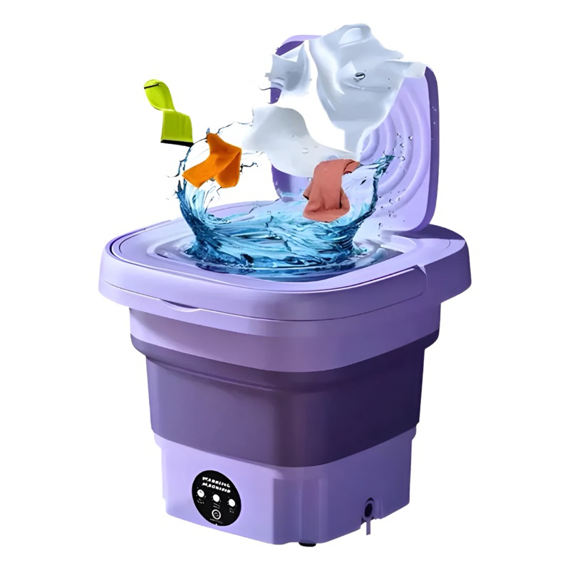 Mini Maquina De Lavar Portátil 9 Litros 110/220v Com Cesto. Mini Maquina De Lavar Portátil 9 Litros 110/220v Com Cesto.