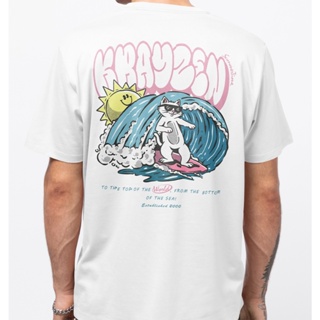 Camiseta Masculina Gato Surf Lançamento Algodão Premium em Oferta na Shopee