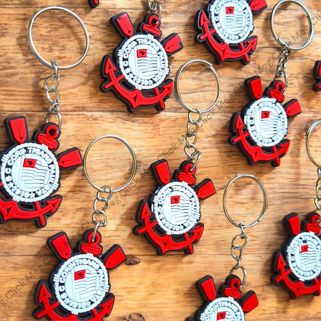 Kit 10 ou 30 Chaveiros Corinthians Paulista | Lembrancinha Festa Torcedor Mimo Aniversário em Oferta na Shopee