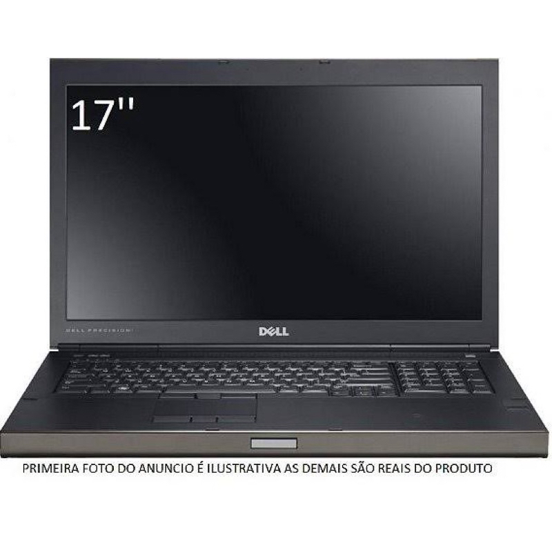 notebook precision m6800 i7 / 8gb / ssd 240 / placa dedicada nvidia 4gb