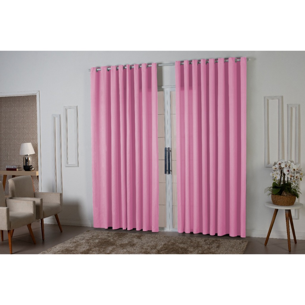 Cortina 3,00x2,20 - Sala Quarto para Varão de 2 metros em Oferta na Shopee