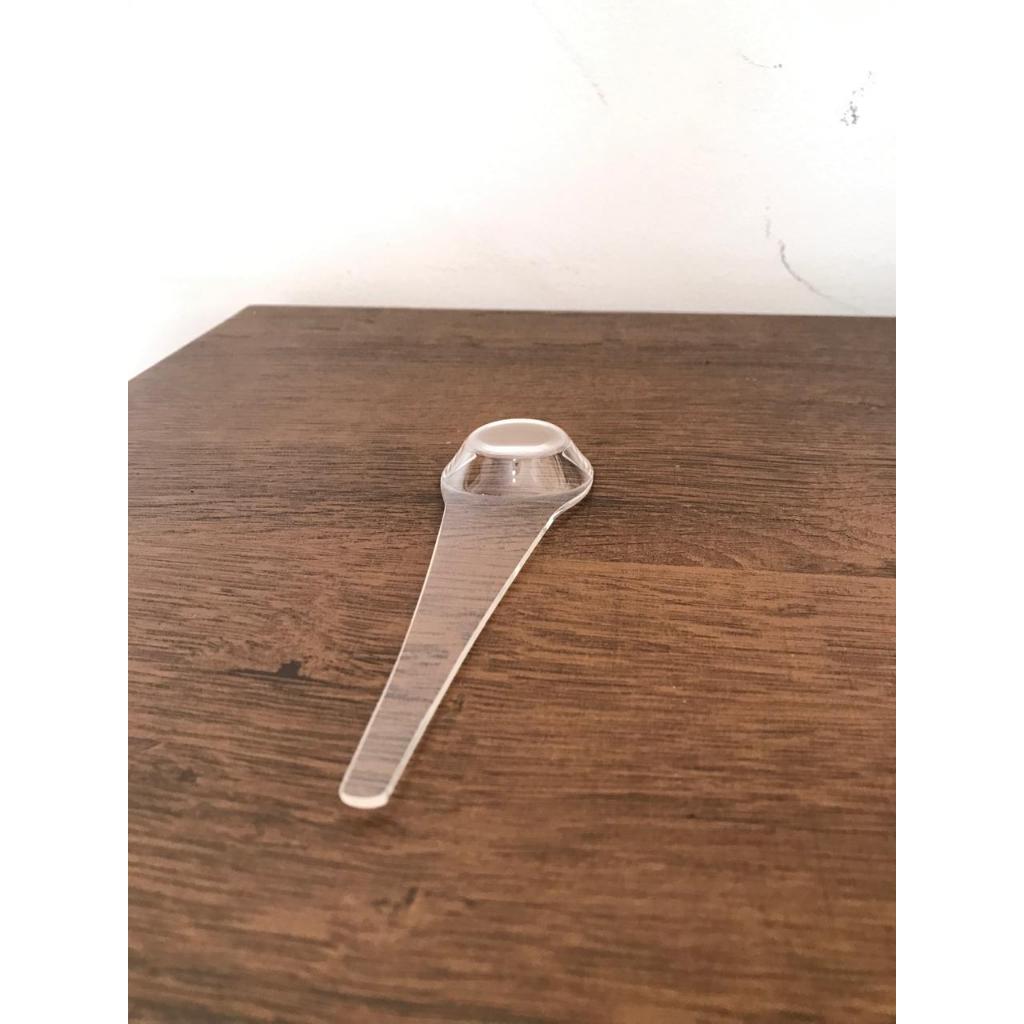 10 colheres de acrílico para guloseimas de açaí sorveteria self service complementos