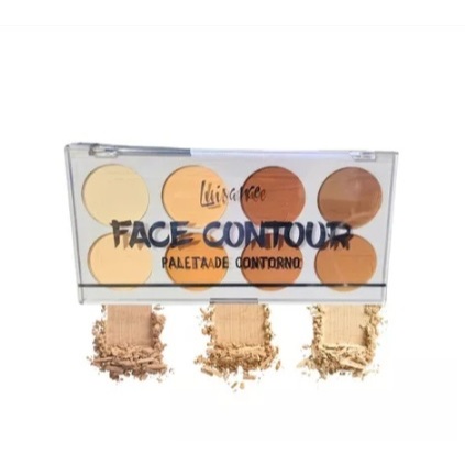 Paleta De Contorno 8 cores Face Contour Luisance