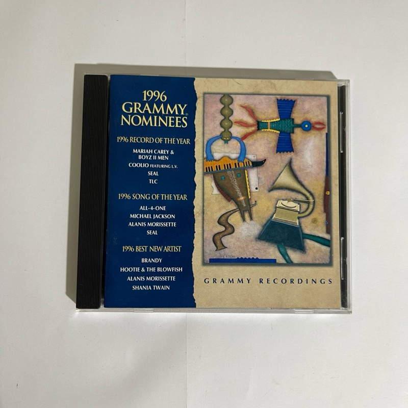 CD 1996 Grammy Nominees, Mariah Carey, Boyz II Men, Seal, Coolio, Michael Jackson, Alanis Morissette, Shania Twain