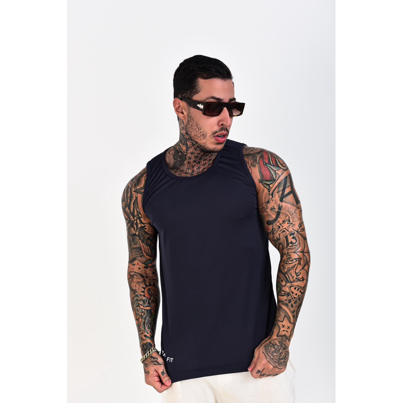 Regata Masculina Dri fit tecido leve Fitness/esportiva/academia verão