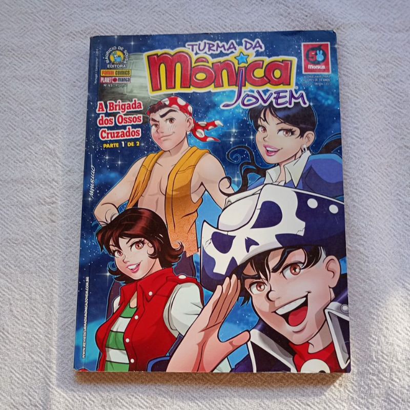 Turma da Mônica Jovem A Brigada dos ossos Cruzados livro 65