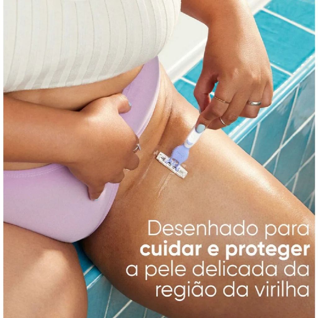 Aparelho de depilar GILLETTE Venus Intima (c/ 02 unidades)