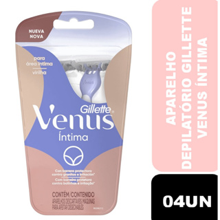 Aparelho de depilar GILLETTE Venus Intima (c/ 04 unidades) em Oferta na Shopee