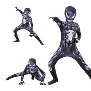 Fantasia Venom infantil - Tam 2 ao 10 anos em Oferta na Shopee