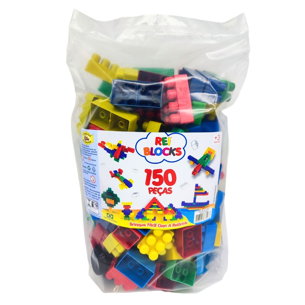 Blocos De Montar Reiblocks 150 Peças