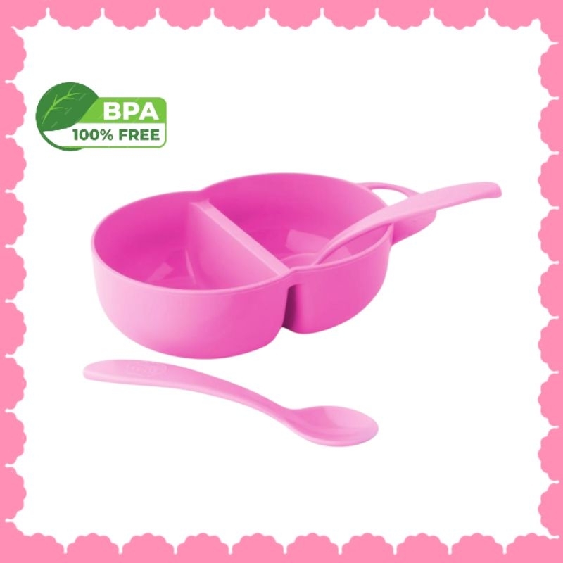 Pote C/Tampa e com divisórias p/ alimentos e sobremesas de Bebê Ideal para levar na Bolsa