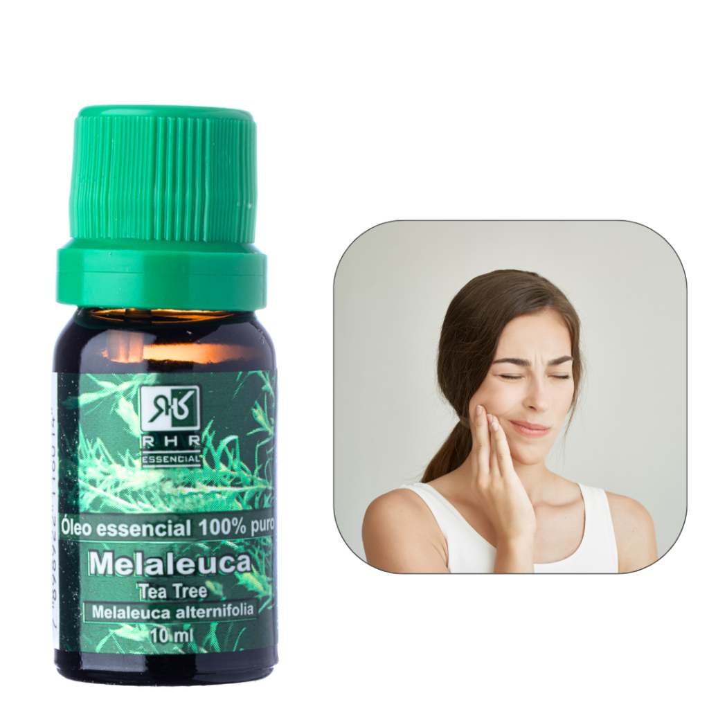 Remédio Natural para Dor de Dente - Óleo Essencial de Melaleuca 10ml