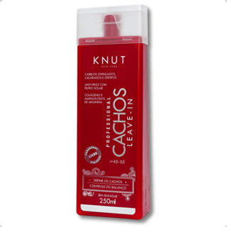 Finalizador Leave-in Profissional Protetor Solar Knut Cachos 250ml Tratamento Sem Enxágue Antifrizz em Oferta na Shopee