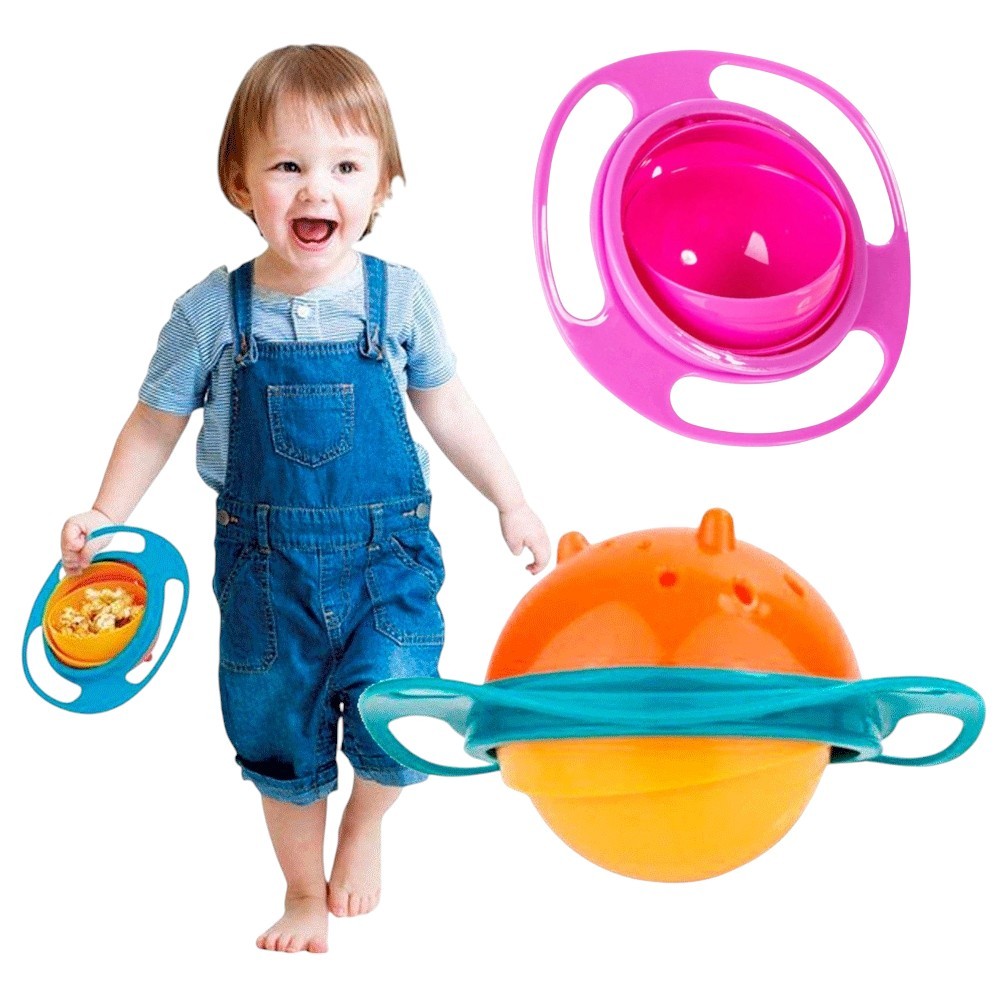 Kit Prato Mágico Giro Bowl Rosa Envio Imediato em Oferta na Shopee