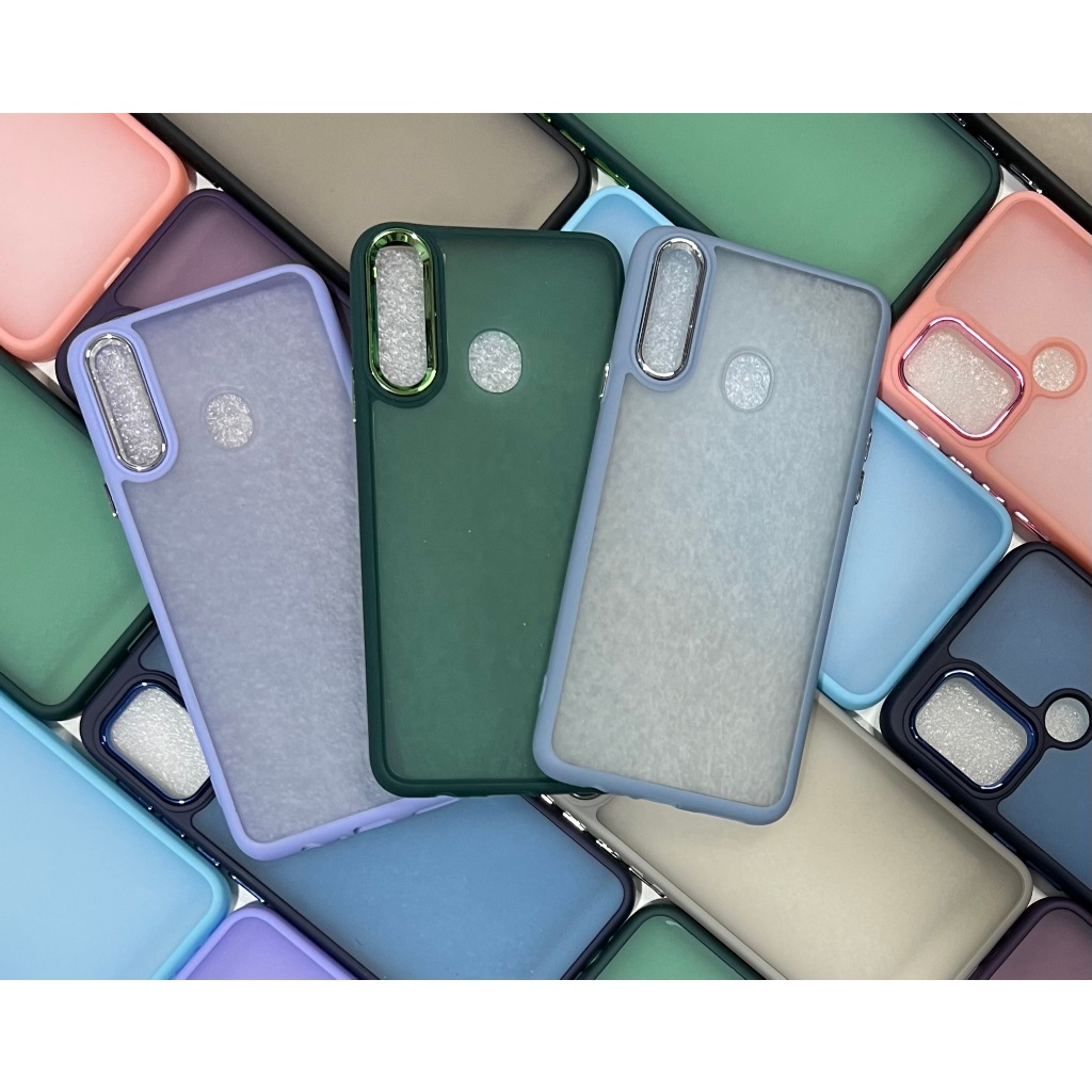 Kit Capa Space  + Pelicula cerâmica Samsung Galaxy A20s  Ou apenas capinha acrilico fosco em Oferta na Shopee