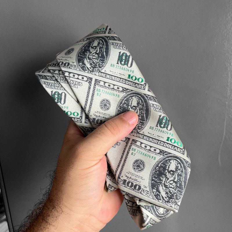 Gravata Corte Casamento Estampada Dólar Alto Relevo Na Numeração hora da Gravata masculina Para Cortar Casamento Dolar