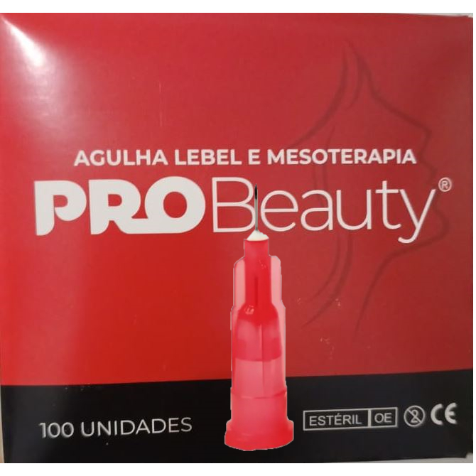 Agulha Lebel Mesoterapia Botulinica Ácido Hialurônico  29Gx4x0,33mm 100 Unidades