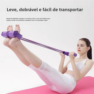 Elástico Extensor de Exercícios Pull Reducer Multi Função Academia Em Casa Uso Profission…