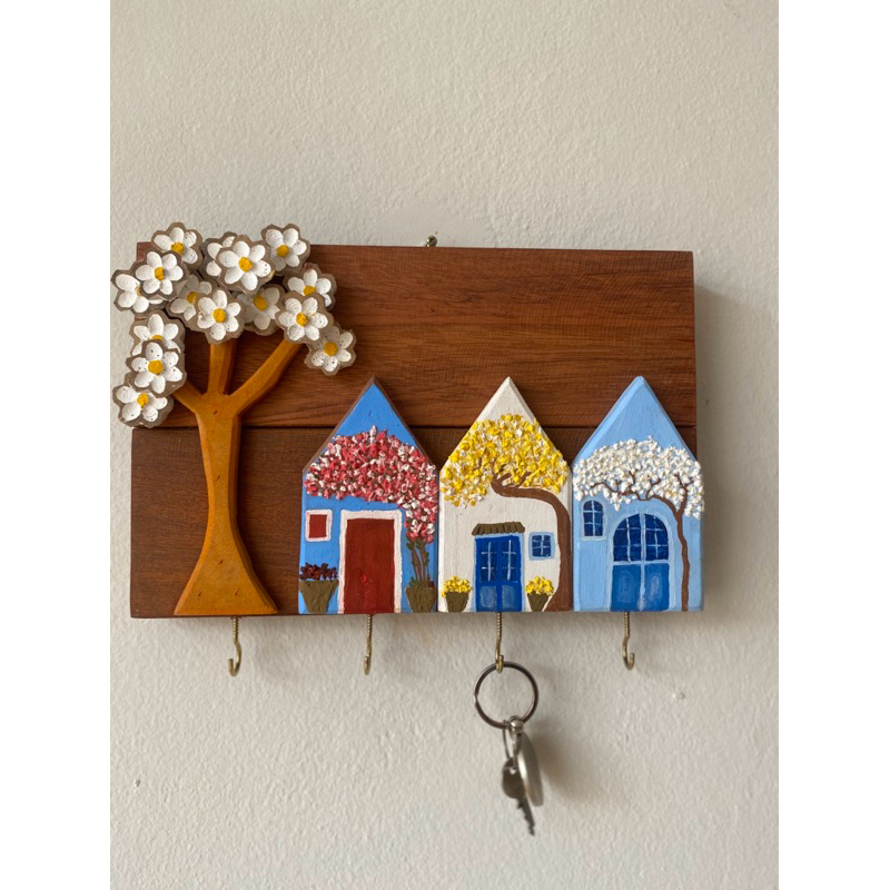 Porta Chaves, 0porta pano de prato, Cabideiro de madeira Angelim 40.x30cm cabideiro