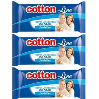 Toalhas Umedecidas Adulto - Kit 03 Pacotes C/ 40 Unid. Cada em Oferta na Shopee
