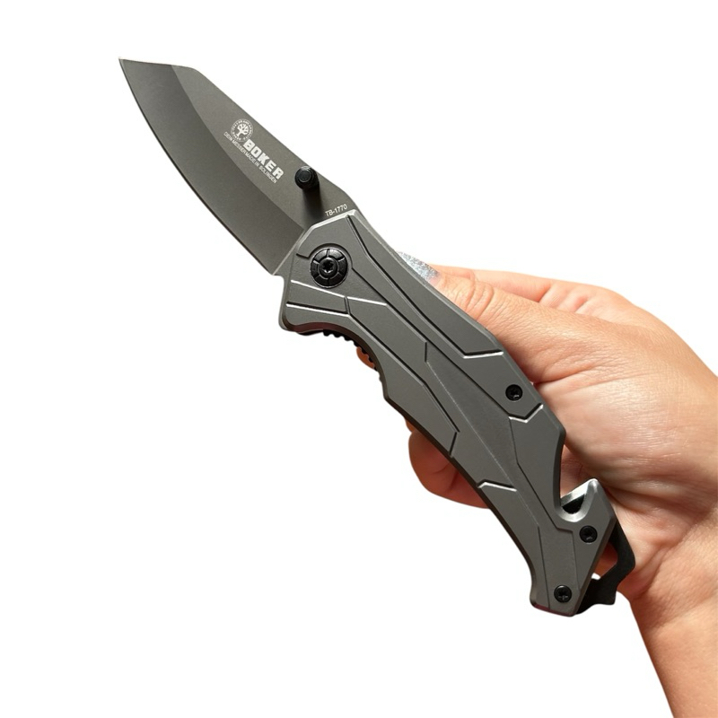 Canivete Boker prata robusto