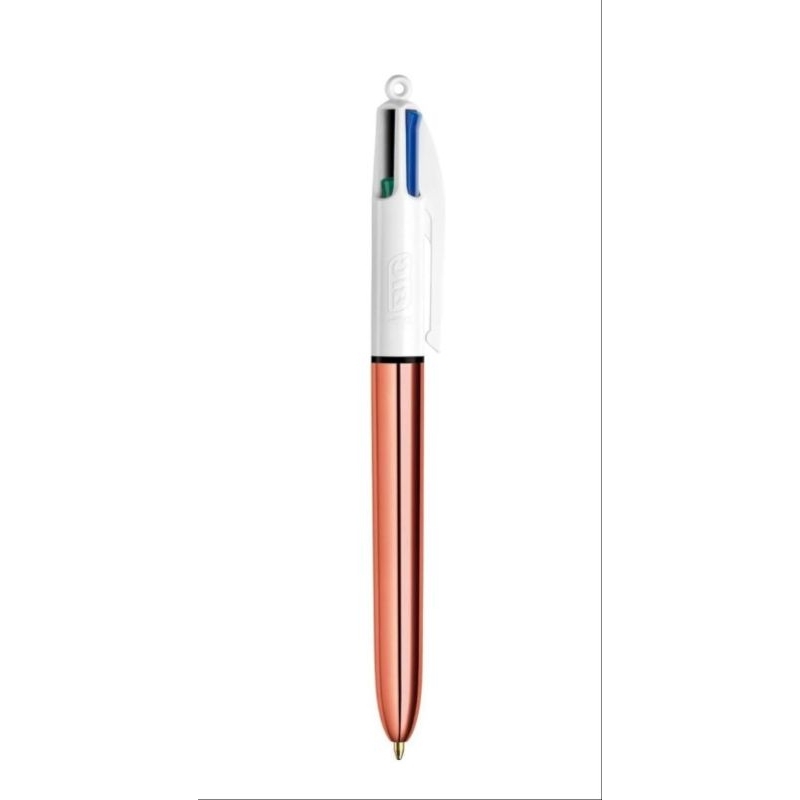 Caneta Esferográfica BIC Original 1 Unidade Retrátil 4 Cores Rose Gold #CANETA COM DETALHES MÍNIMOS NA PINTURA DO CORPO#