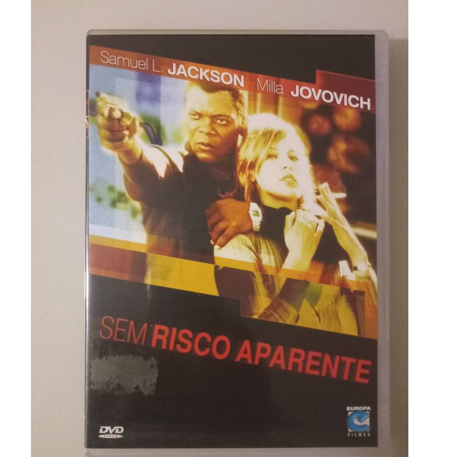 sem risco aparente - dvd - samuel l. jackson - milla jovovich