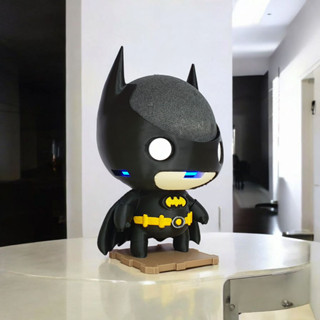 Suporte Alexa Echo Dot 4 ou Echo Dot 5 Batman - Escultura, Presente, decoração, música, so...